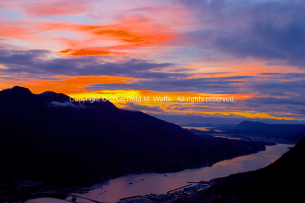 Sunset Over Juneau #1