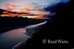 Sunset Over Juneau